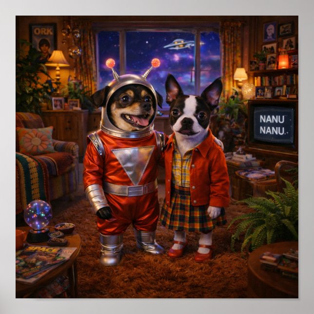 Póster "Nanu Nanu!" (Frente)