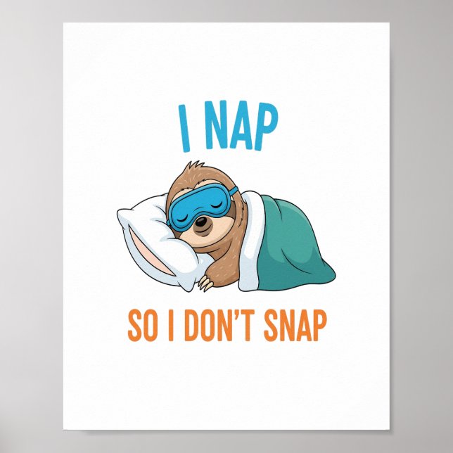 Póster Nap para que no me muevas. (Frente)