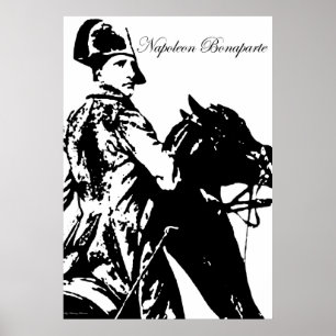 Póster Napoleón A Caballo