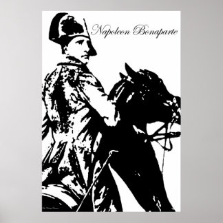 Póster Napoleón A Caballo