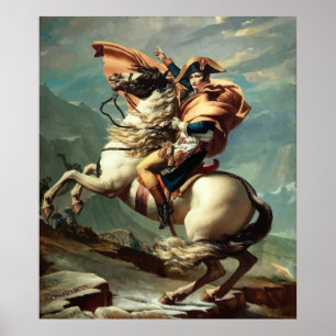 Póster Napoleón Bonaparte a caballo