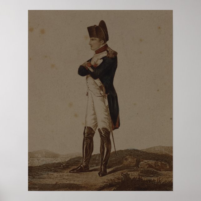 Póster Napoleón Bonaparte como primer cónsul (Frente)