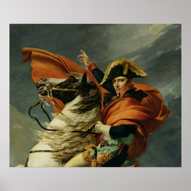 Póster Napoleón cruzando los Alpes (Frente)