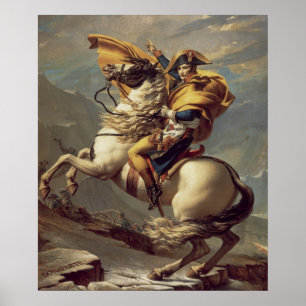 Póster Napoleón cruzando los Alpes