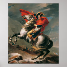 Napoleón de David cruzando los Alpes