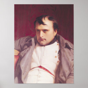 Póster Napoleon después de su abdicación