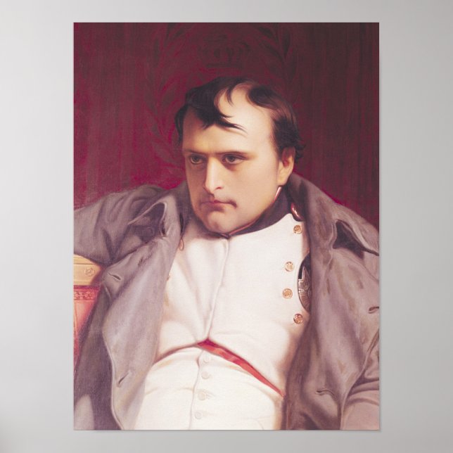 Póster Napoleón después de su abdicación (Frente)