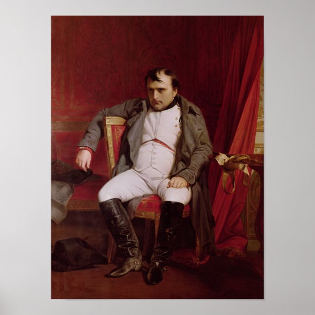 Póster Napoleón después de su abdicación (Frente)