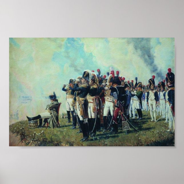 Póster Napoleón en Borodino (Frente)
