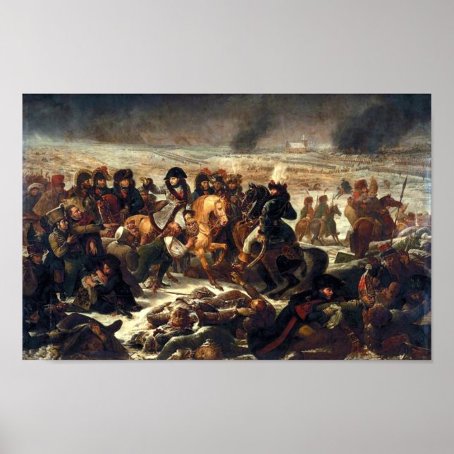 Póster Napoleón en Eylau (Frente)