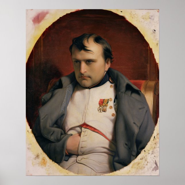 Póster Napoleón en Fontainebleau, 1846 (Frente)
