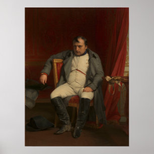 Póster Napoleón en Fontainebleau, 31 de marzo de 1814