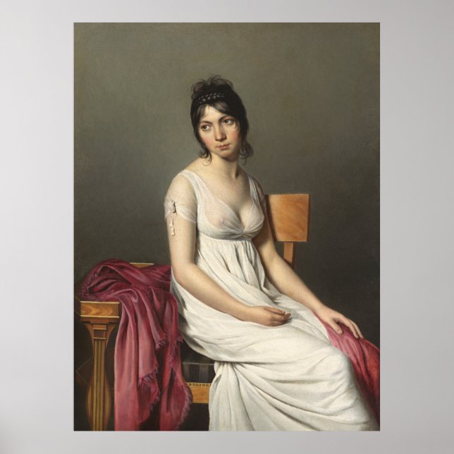 Póster Napoleón en su estudio, 1812 (Frente)