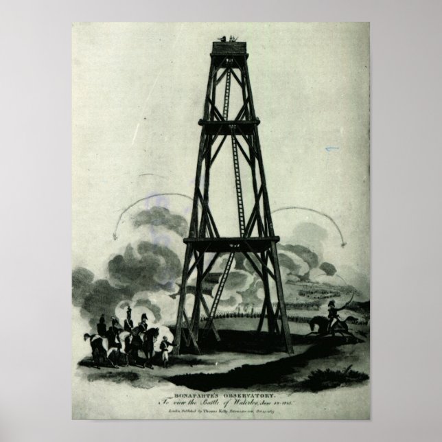 Póster Napoleón en su observatorio (Frente)