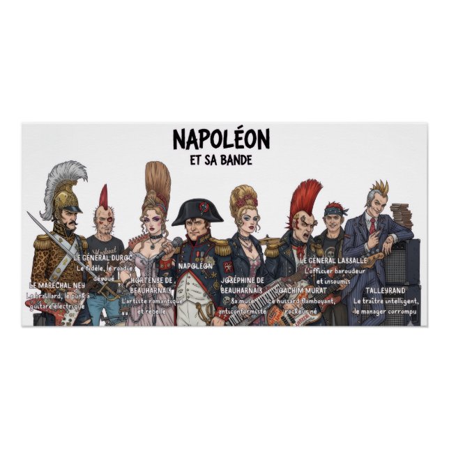 Póster Napoléon et sa bande (Anverso)