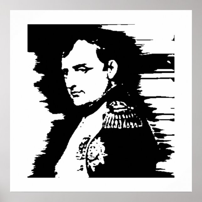 Póster Napoleón gráfico (Frente)