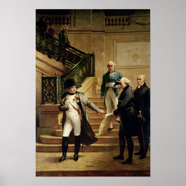 Póster Napoleón I en el Palacio Real (Frente)