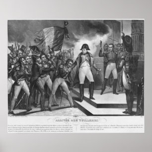 Póster Napoleón I llegando a las Tullerías