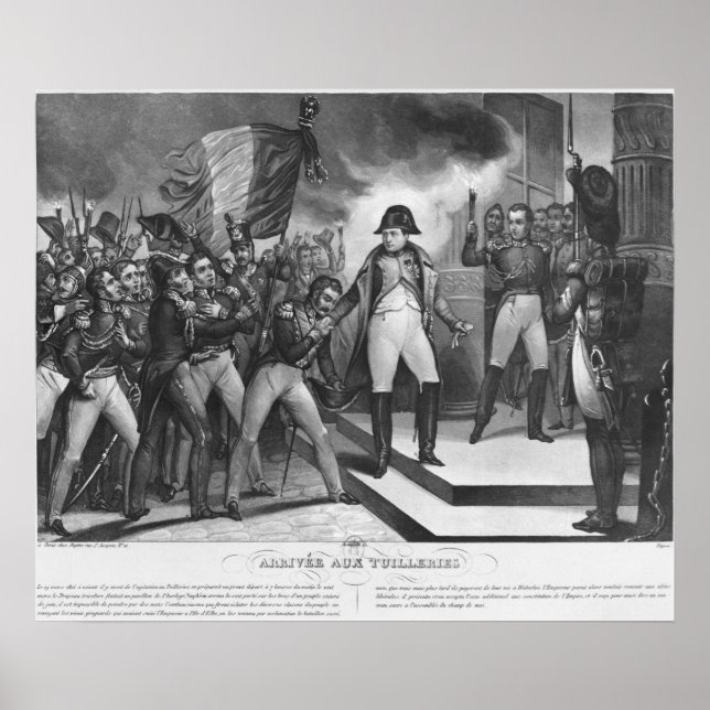 Póster Napoleón I llegando a las Tullerías (Frente)