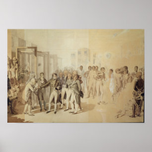 Póster Napoleon I Visiting the Sevene Brothers'