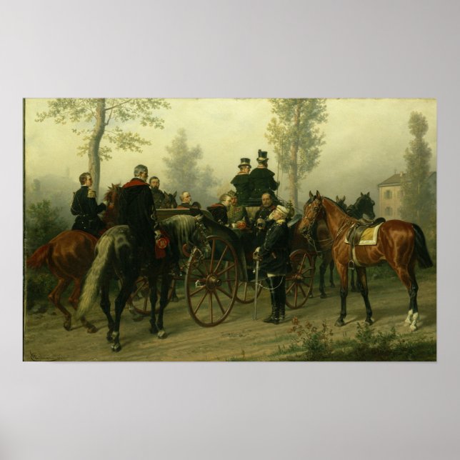 Póster Napoleón III y Bismarck (Frente)