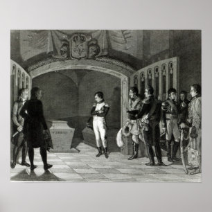 Póster Napoleón Meditando antes de la Tumba