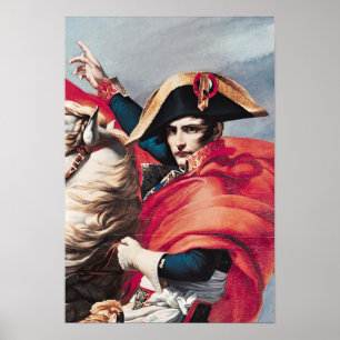 Póster Napoleon que cruza las montañas