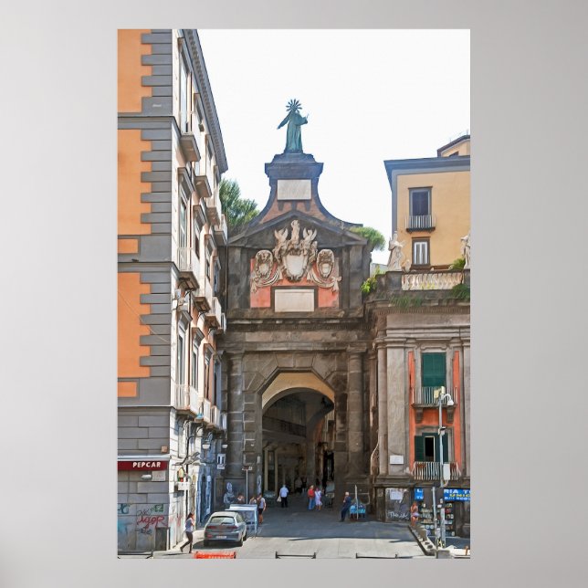 Póster Nápoles #3. (Frente)