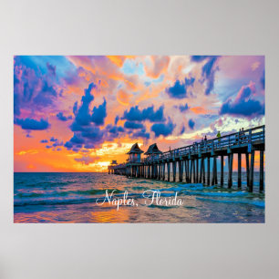 Póster Nápoles, Florida