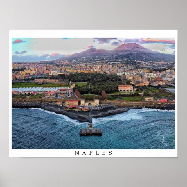 Póster Nápoles Italia (Frente)