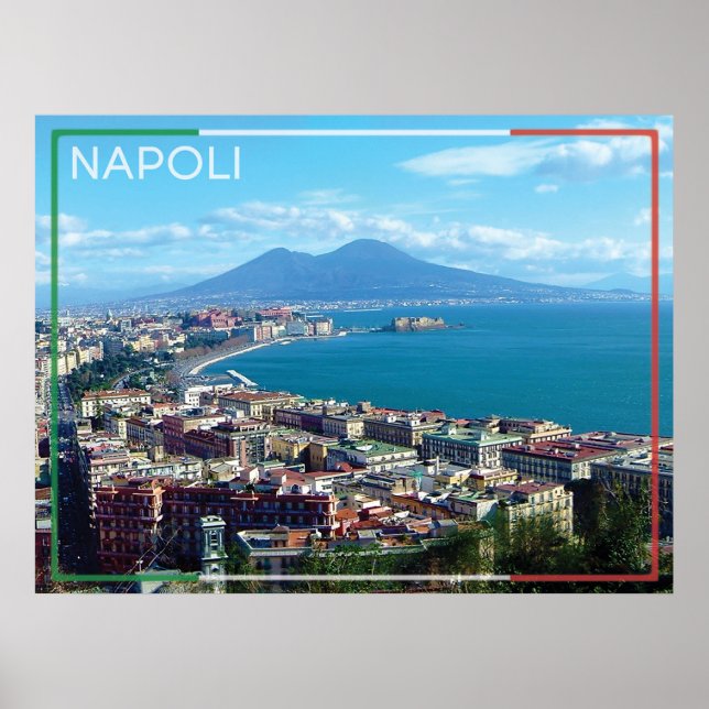 Póster Nápoles - Italia (Frente)