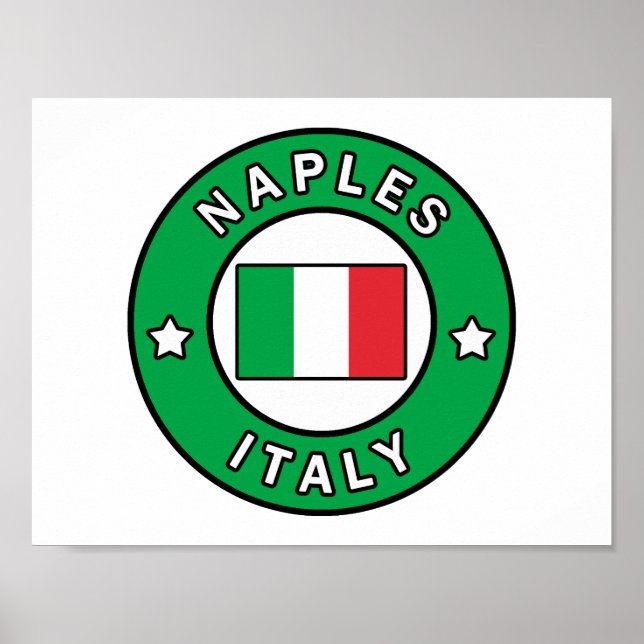 Póster Nápoles Italia (Frente)