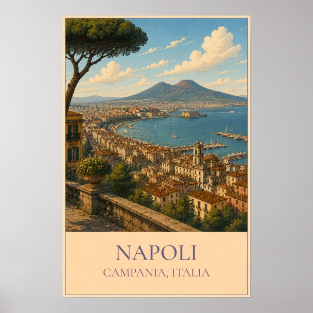 Póster Napoli (Frente)