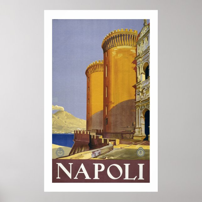 Póster Napoli (blanco) (Frente)