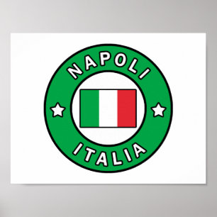 Póster Napoli Italia