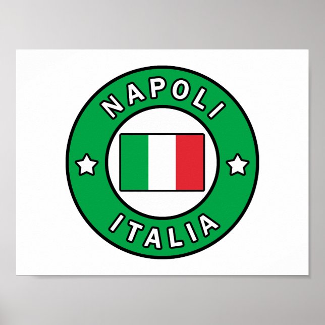 Póster Napoli Italia (Frente)