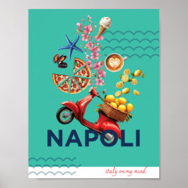 Póster Napoli Verde En Mi Mente Poster