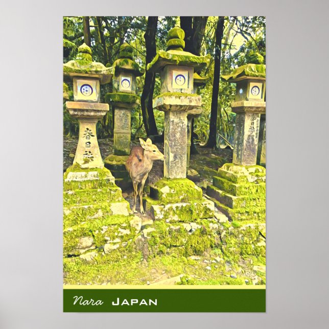 Póster Nara Japan cierer park print (Frente)