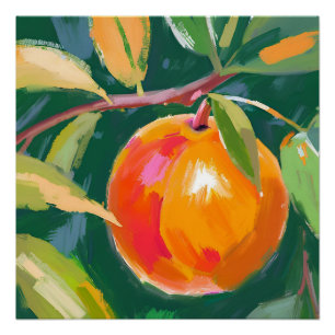 Póster Naranja