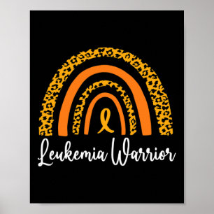 Póster Naranja arcoiris guerrero