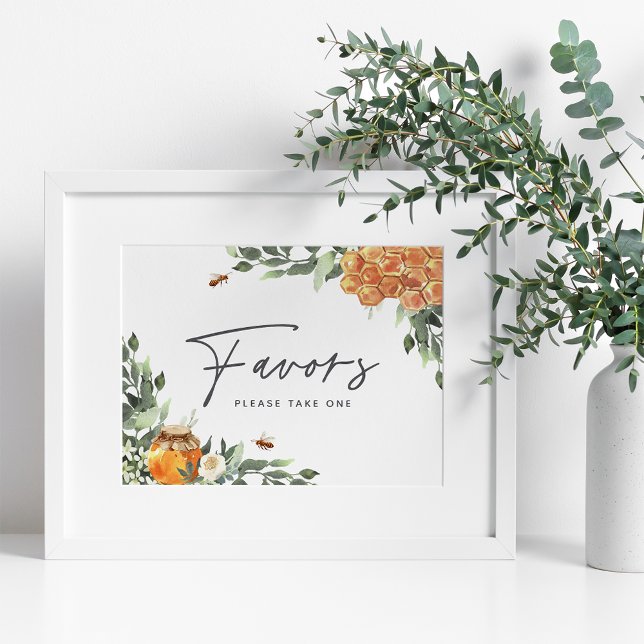 Póster Naranja Blossom Honey Bee favorece el Rótulo (Subido por el creador)