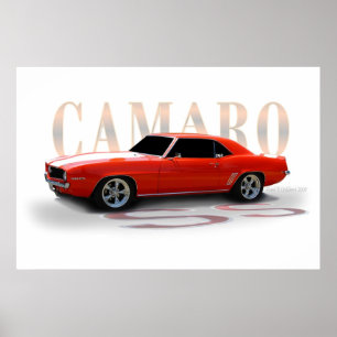 Póster naranja clásico