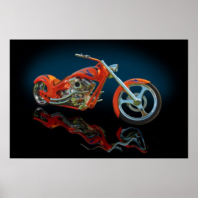 Póster Naranja cruzado (Frente)