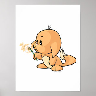 Póster Naranja de Deseos Kacheek