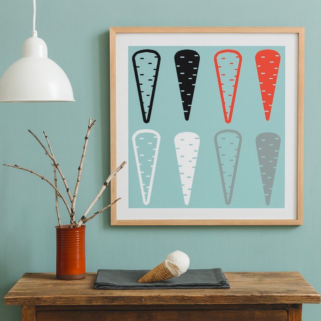 Póster Naranja de Iconos de zanja Poster blanco negro (Subido por el creador)