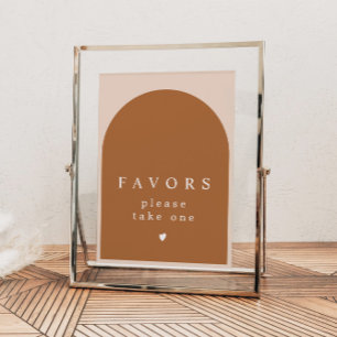 Póster Naranja de la MAI quemó Rótulo de favores modernos