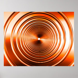 Póster Naranja de primavera larga
