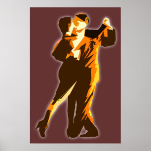 Póster naranja del poster modern3