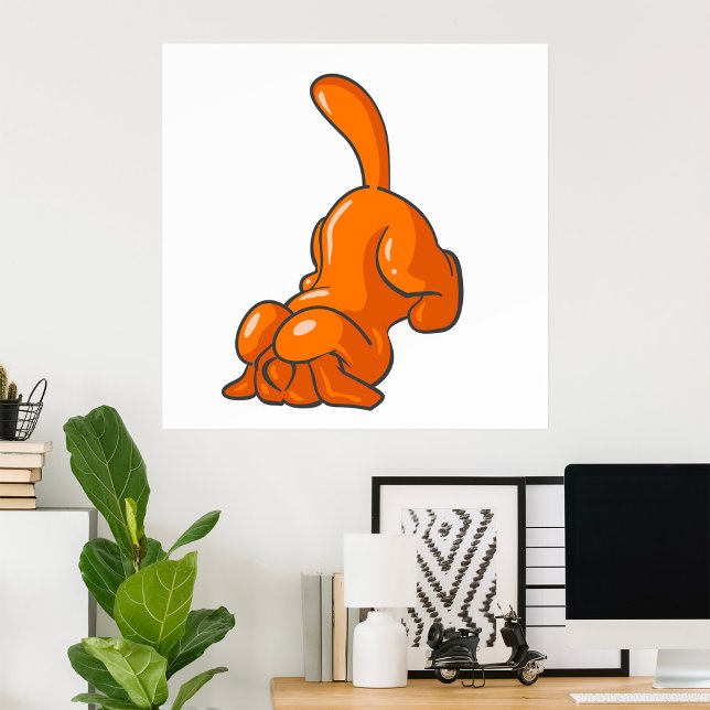 Póster Naranja Hound Dog (Subido por el creador)
