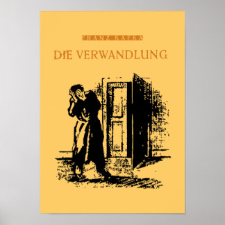 Póster naranja kafka